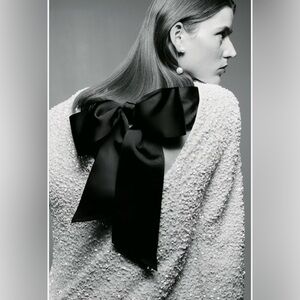 H&M SEQUINED TIE-BACK DRESS